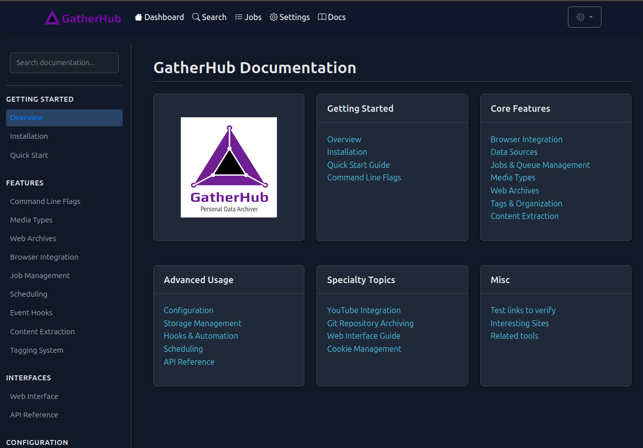 Documentation Interface