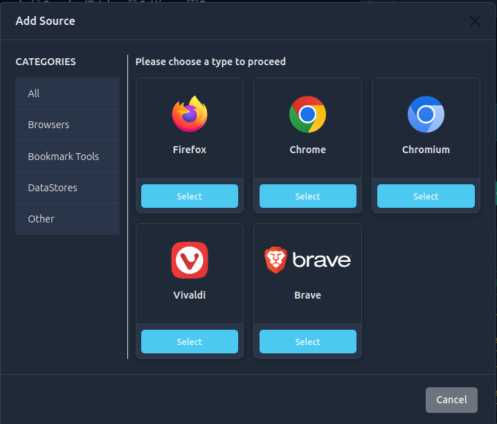 Source Configuration